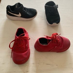 $$$ Vans & Nike sneakers -Toddler